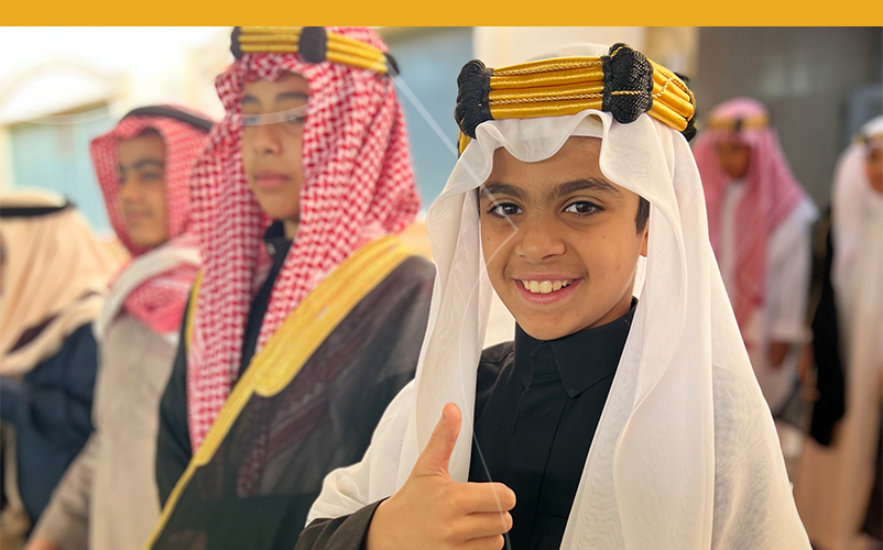 Students of TNS Celebrate Saudi Foundation Day