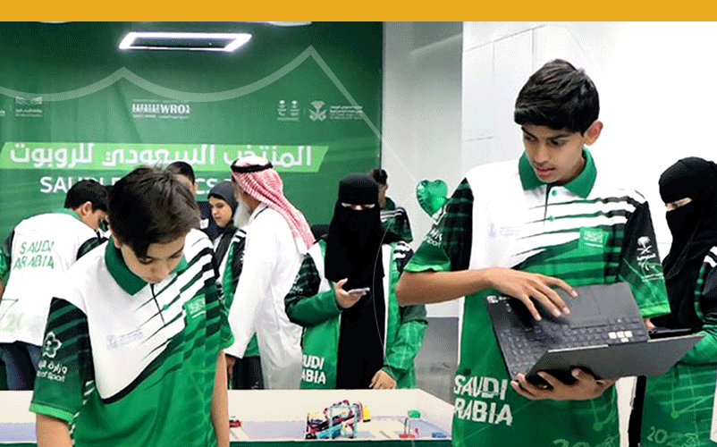 أبطال المملكة | من مدارس التربية النموذجية داخل المعسكر التدريبي للمنتخب السعودي للروبوت ا